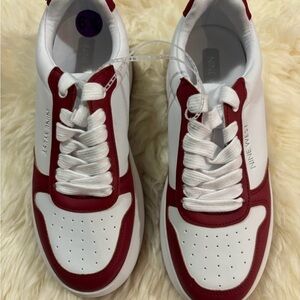 Nine West Red and White Sneakers